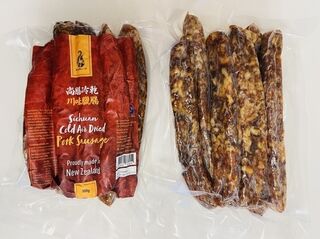 Cold Air Dried Sichuan Flavour Pork Sausage 380g