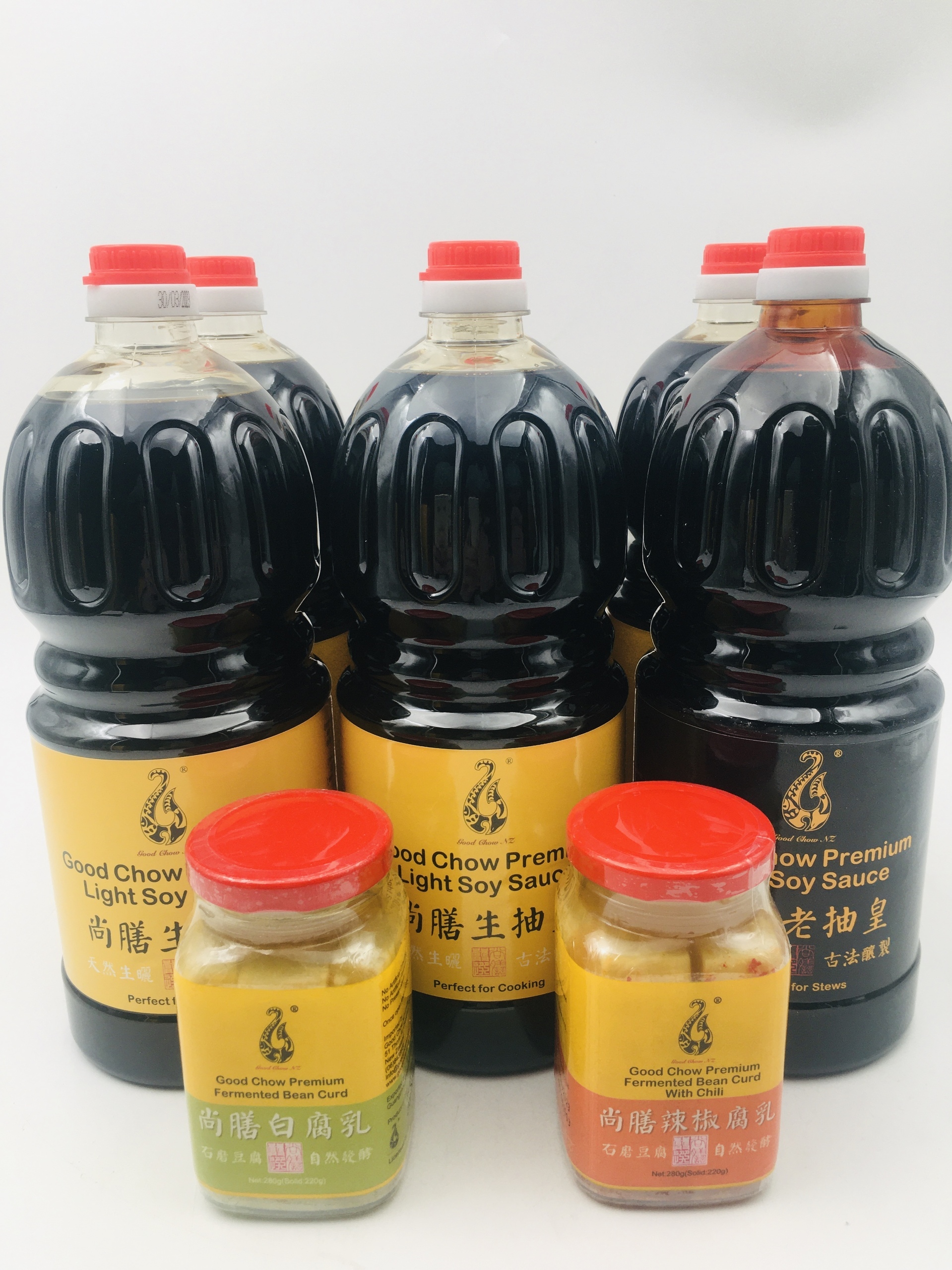 Premium Soy Sauce and Fermented Beancurd Combo