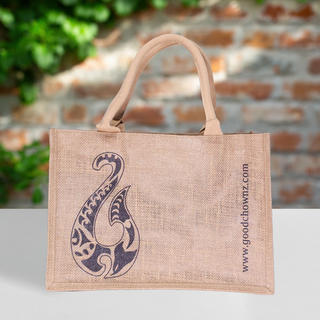Good Chow Jute Shopping Bag
